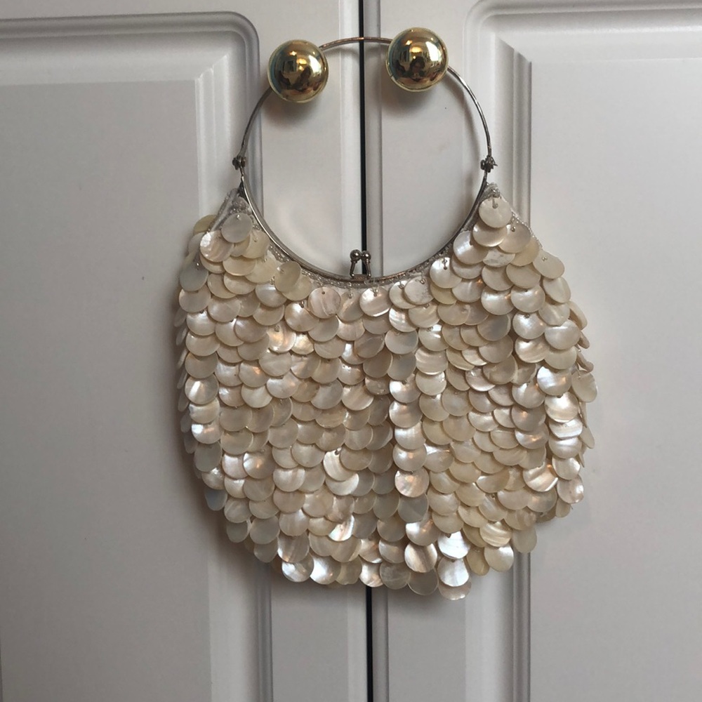 Beautiful shell mini purse